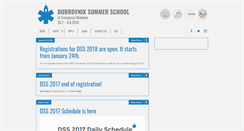 Desktop Screenshot of dubrovniksummerschool.com